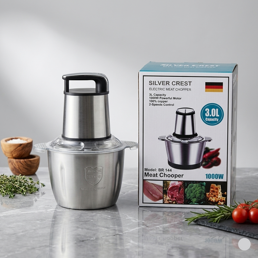 Silver Crest 3.0L Meat Chopper 1000W with 3 Speeds Control - BR-144